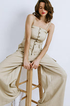 ROYAL AFFAIR WOVEN JUMPSUIT Flying Tomato