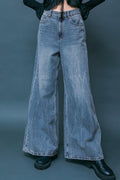 DARING TREND WASHED DENIM PANTS Flying Tomato
