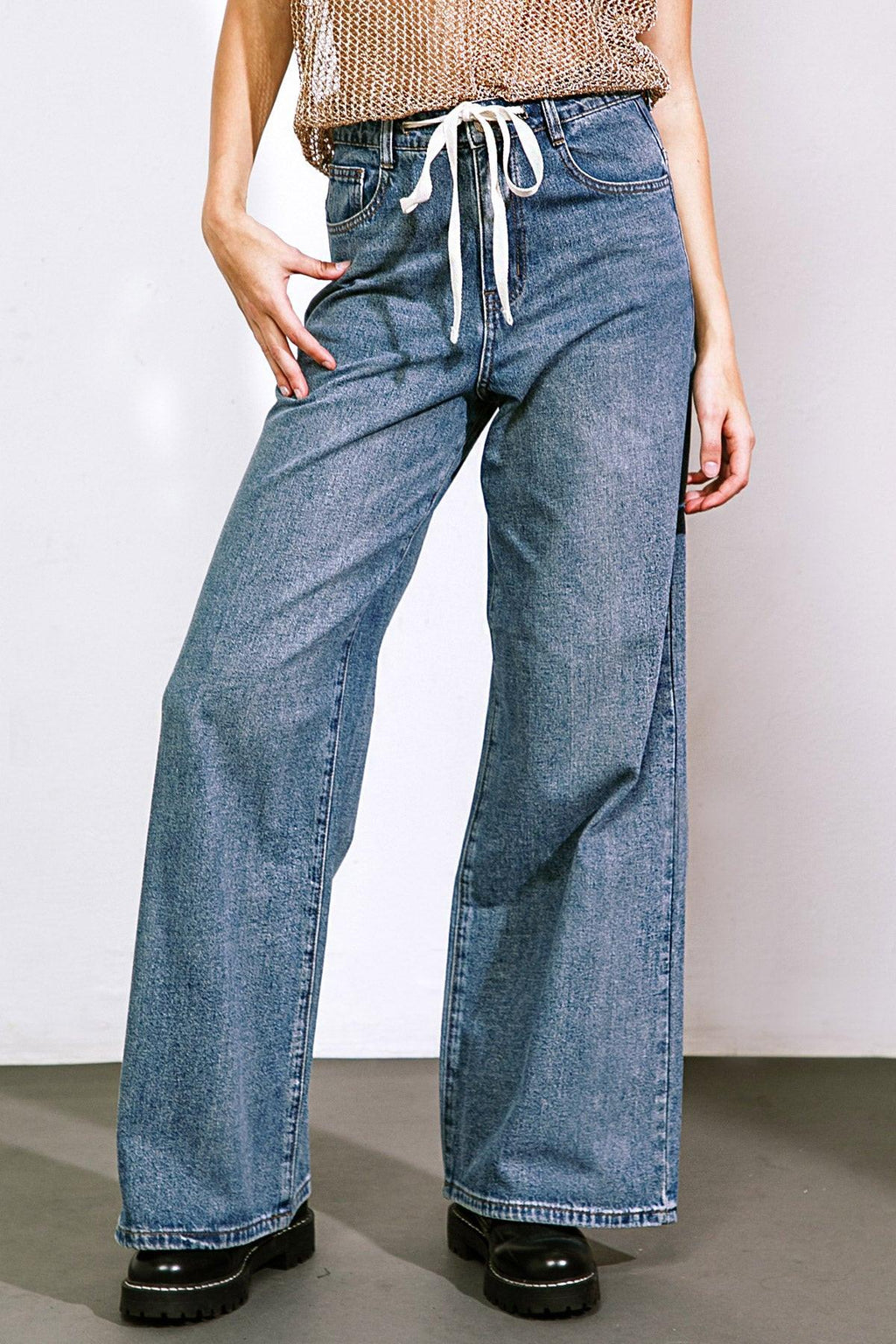 SHE'S A SWEET TALKER DENIM PANTS Flying Tomato