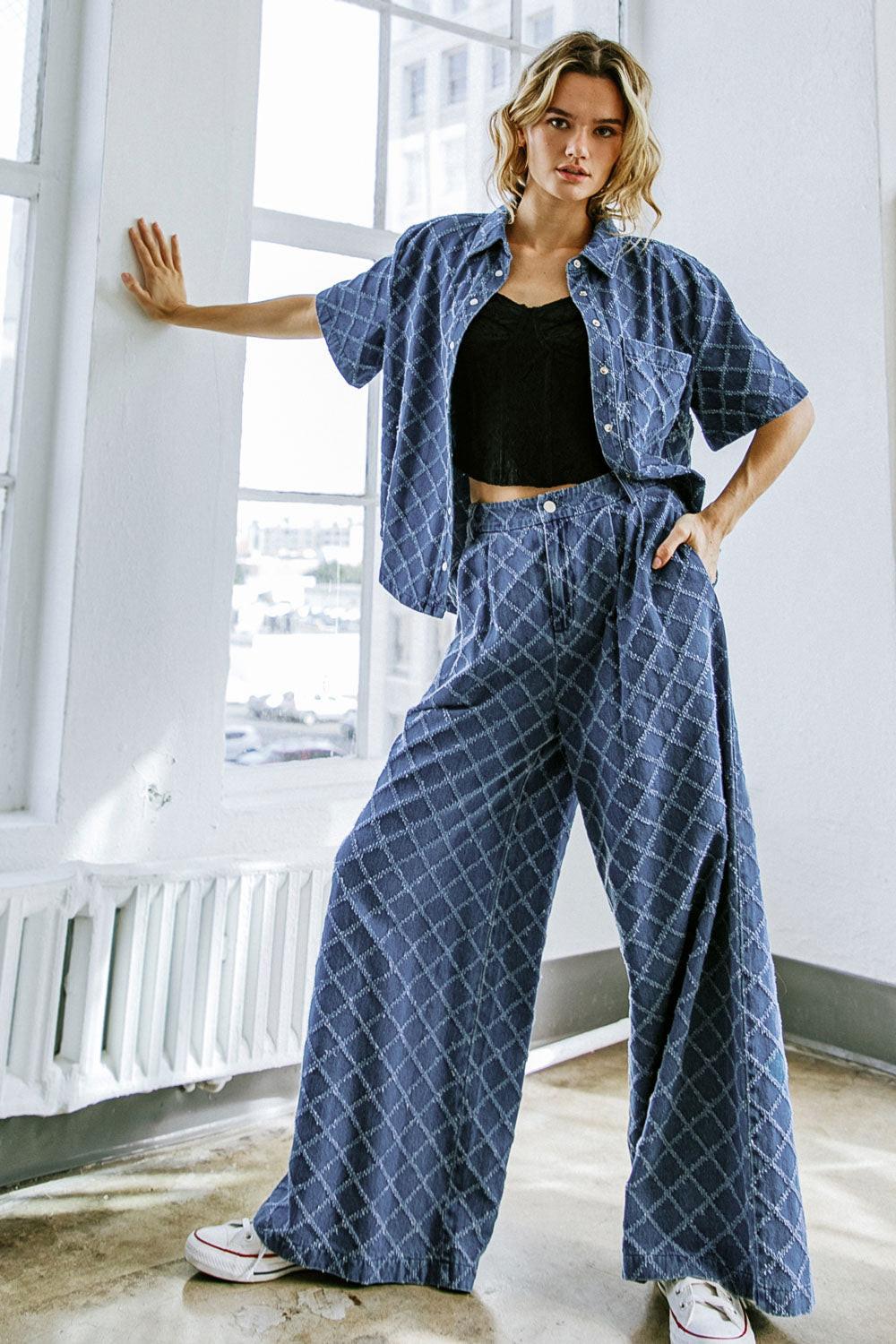 IT'S A SECRET DENIM PANTS Flying Tomato