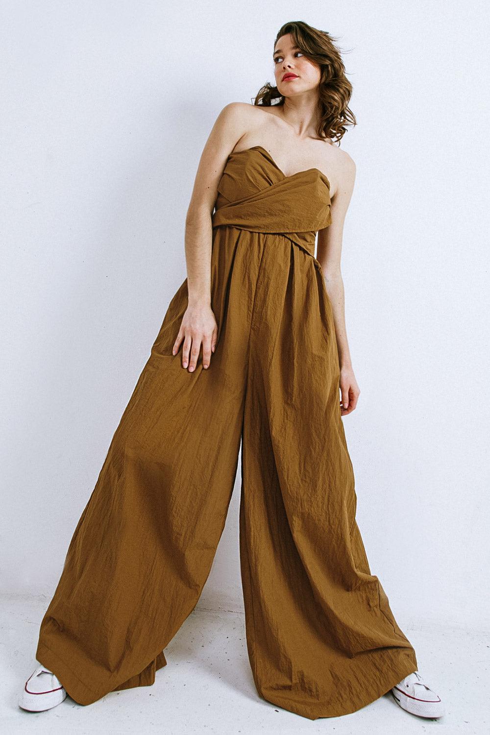 THINK ABOUT ME WOVEN JUMPSUIT Flying Tomato