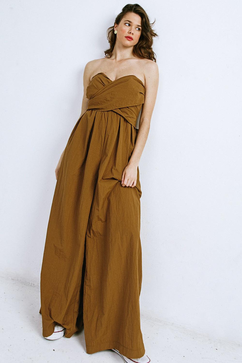THINK ABOUT ME WOVEN JUMPSUIT Flying Tomato