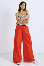 LOOK YOUR BEST POPLIN PANTS Flying Tomato