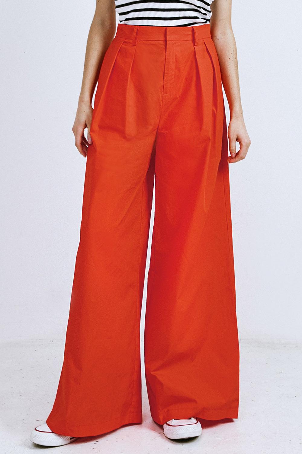 LOOK YOUR BEST POPLIN PANTS Flying Tomato