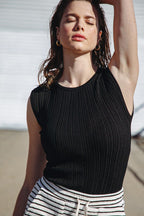 SET THE PACE KNIT TOP Flying Tomato