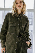STUCK IN YOUR WAYS DENIM TOP Flying Tomato