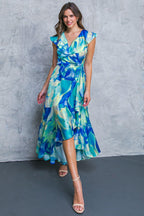 LA BEBE WOVEN SATIN MAXI DRESS Flying Tomato