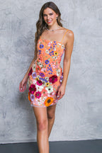 IN MY SPACE WOVEN MINI DRESS Flying Tomato