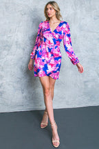 DRAMATICALLY CHIC SATIN MINI DRESS Flying Tomato