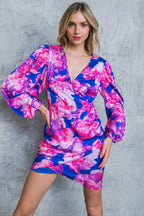 DRAMATICALLY CHIC SATIN MINI DRESS Flying Tomato