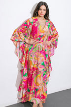 SEASIDE GIRLS WOVEN KAFTAN DRESS Flying Tomato