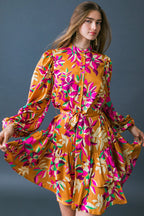 JUST BELIEVE IN ME WOVEN MINI DRESS Flying Tomato