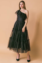 SOME FRESH AIR FUCHSIA TULLE MIDI DRESS Flying Tomato