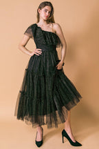 SOME FRESH AIR FUCHSIA TULLE MIDI DRESS Flying Tomato
