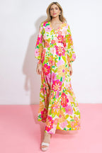 HEADING UPTOWN WOVEN MAXI DRESS Flying Tomato
