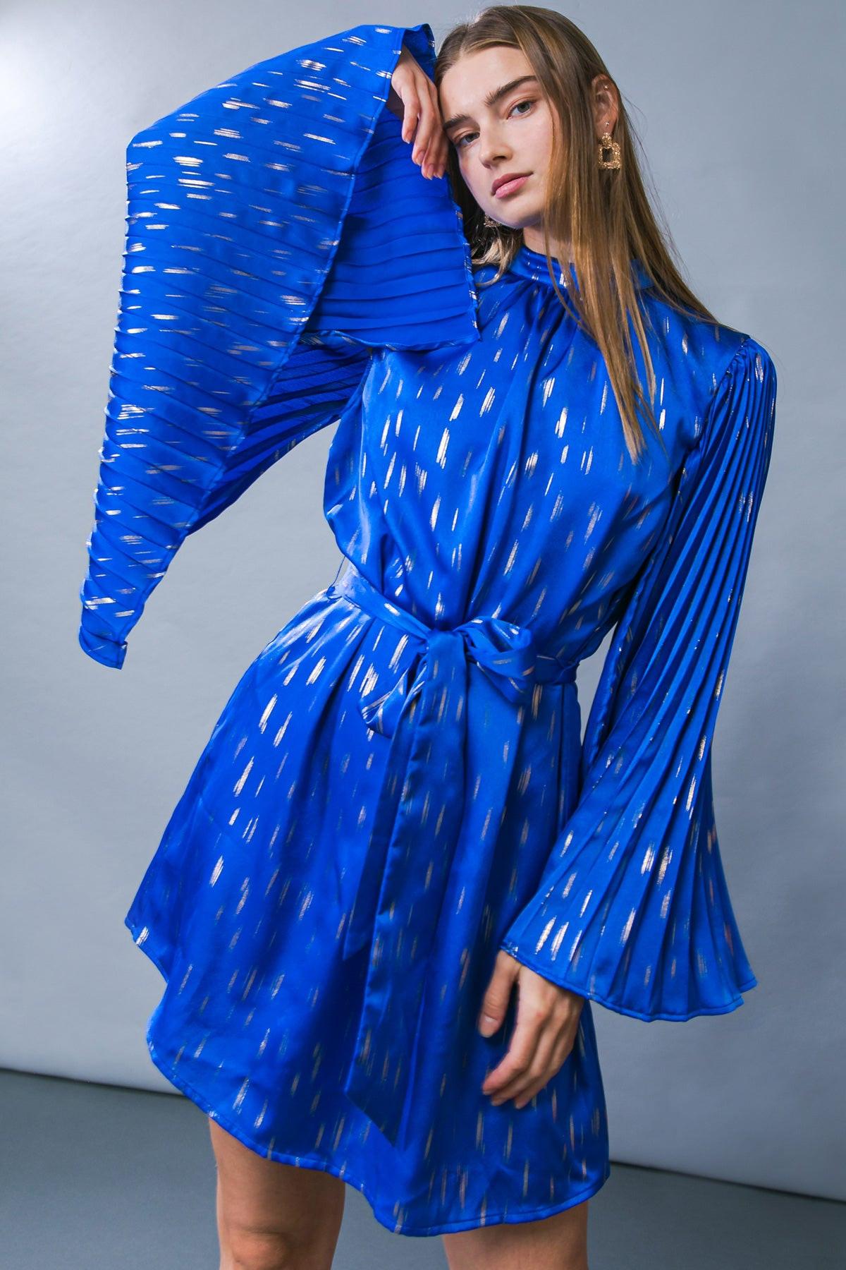 MESMERIZING ELEGANCE WOVEN MINI DRESS Flying Tomato