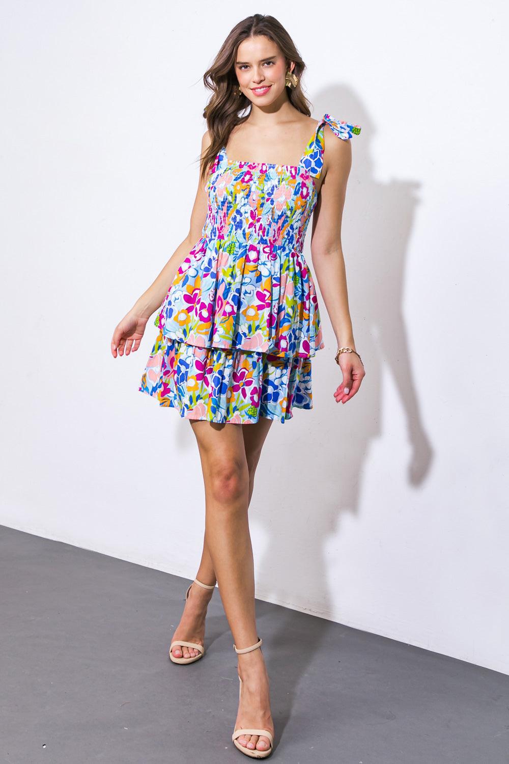 WITHOUT FAIL WOVEN MINI DRESS Flying Tomato