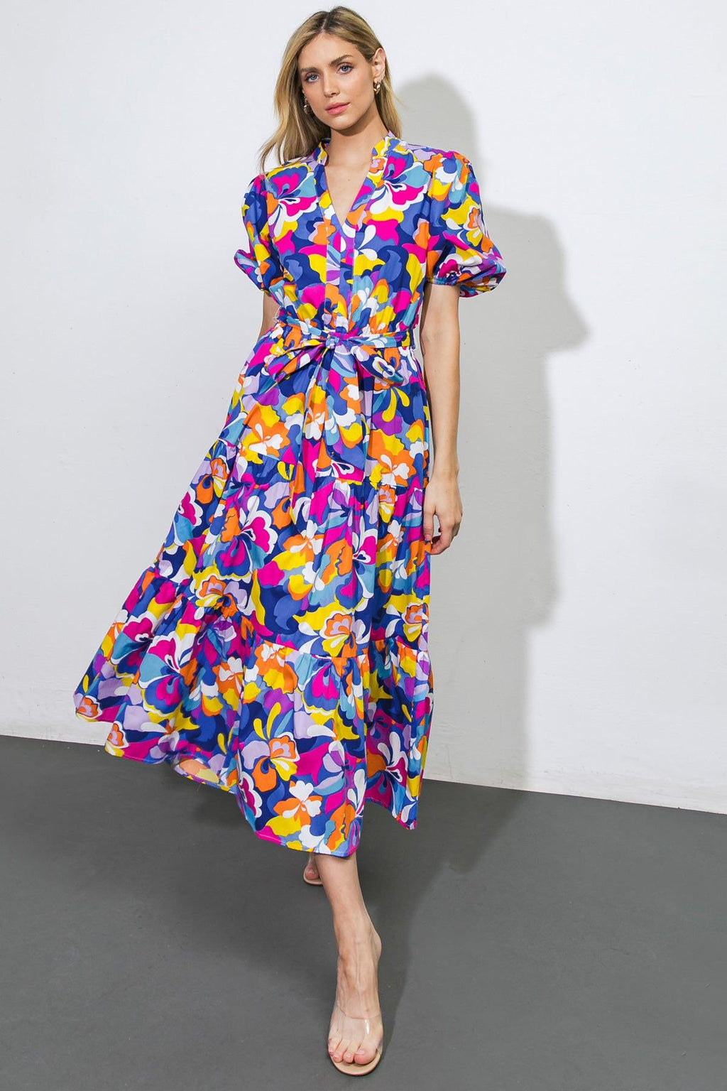 LOVE IN YOUR LIFE POPLIN MIDI DRESS Flying Tomato