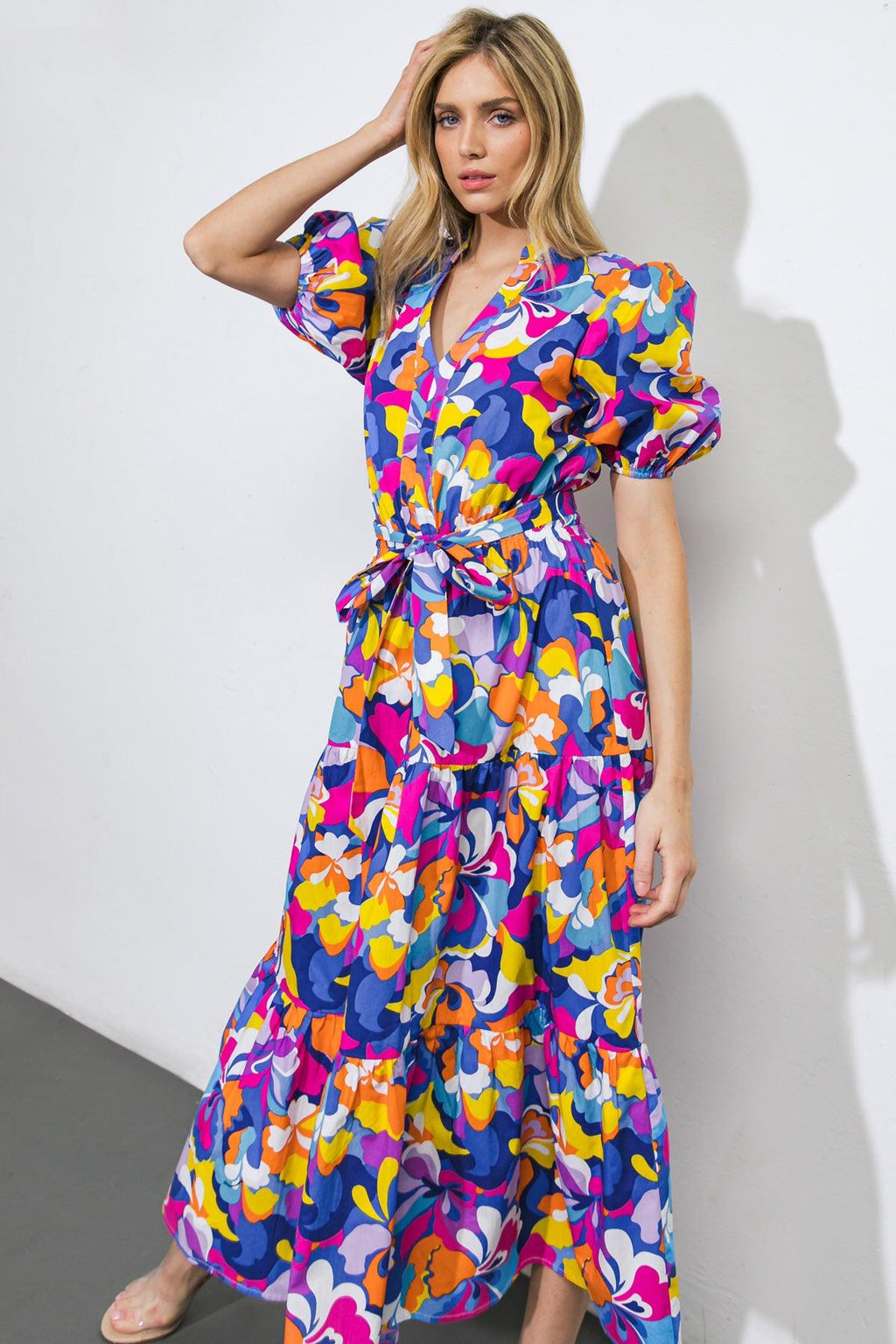 LOVE IN YOUR LIFE POPLIN MIDI DRESS Flying Tomato