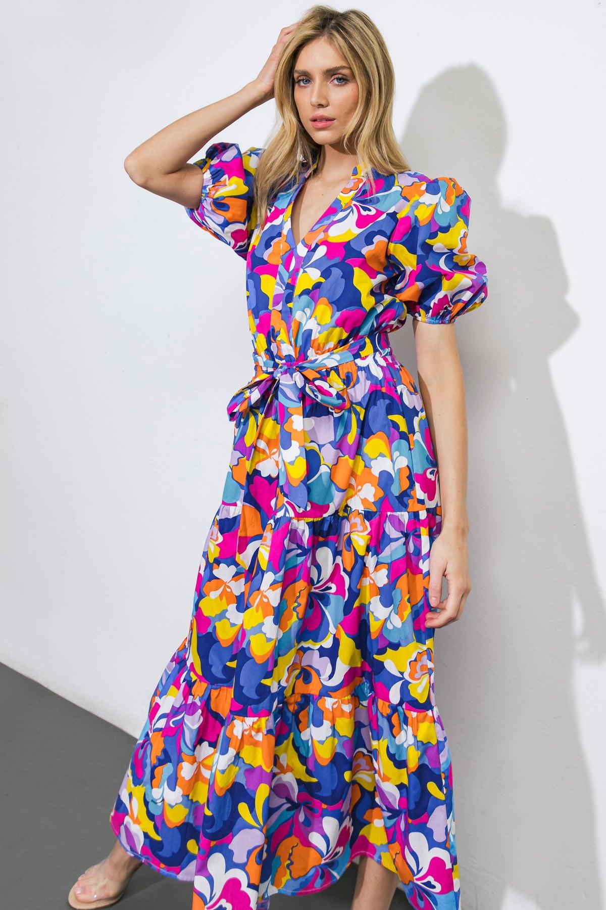 LOVE IN YOUR LIFE POPLIN MIDI DRESS Flying Tomato