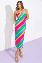 ALL OR NOTHING PONTI MIDI DRESS Flying Tomato