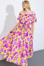 I'M IN CHARGE WOVEN MIDI DRESS Flying Tomato