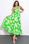 CAUSE A SCENE WOVEN MIDI DRESS Flying Tomato