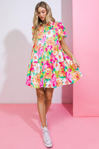 DIVINE INTUITION WOVEN MINI DRESS Flying Tomato
