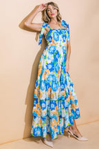 NO MATTER WHERE WOVEN MAXI DRESS Flying Tomato