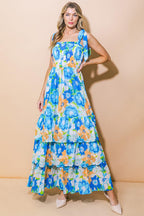 NO MATTER WHERE WOVEN MAXI DRESS Flying Tomato