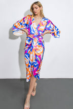 MORE TO SAY WOVEN MIDI DRESS Flying Tomato