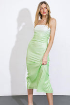 ALWAYS ON THE GO SEQUIN MIDI DRESS Flying Tomato