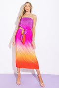 GIVE IT A GO IN GARDEN MIDI DRESS Flying Tomato