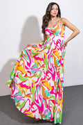 UP TO CHANCE WOVEN MAXI DRESS Flying Tomato