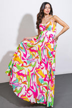 UP TO CHANCE WOVEN MAXI DRESS Flying Tomato