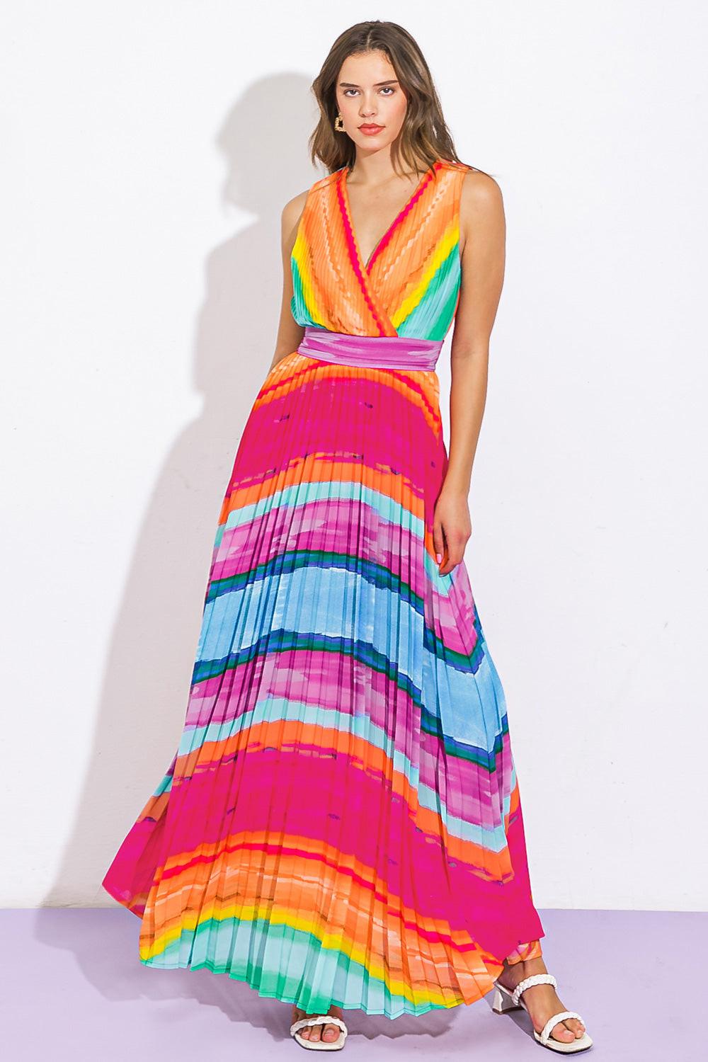 SHORE VACAYS WOVEN MAXI DRESSS Flying Tomato