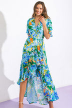 UNEXPECTED SURPRISE WOVEN HI-LO DRESS Flying Tomato