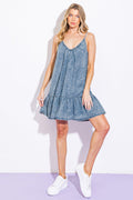 NASHVILLE GIRL WOVEN MINI DRESS Flying Tomato