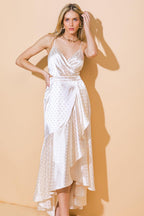 POETRY OF THE HEART WOVEN MIDI DRESS Flying Tomato