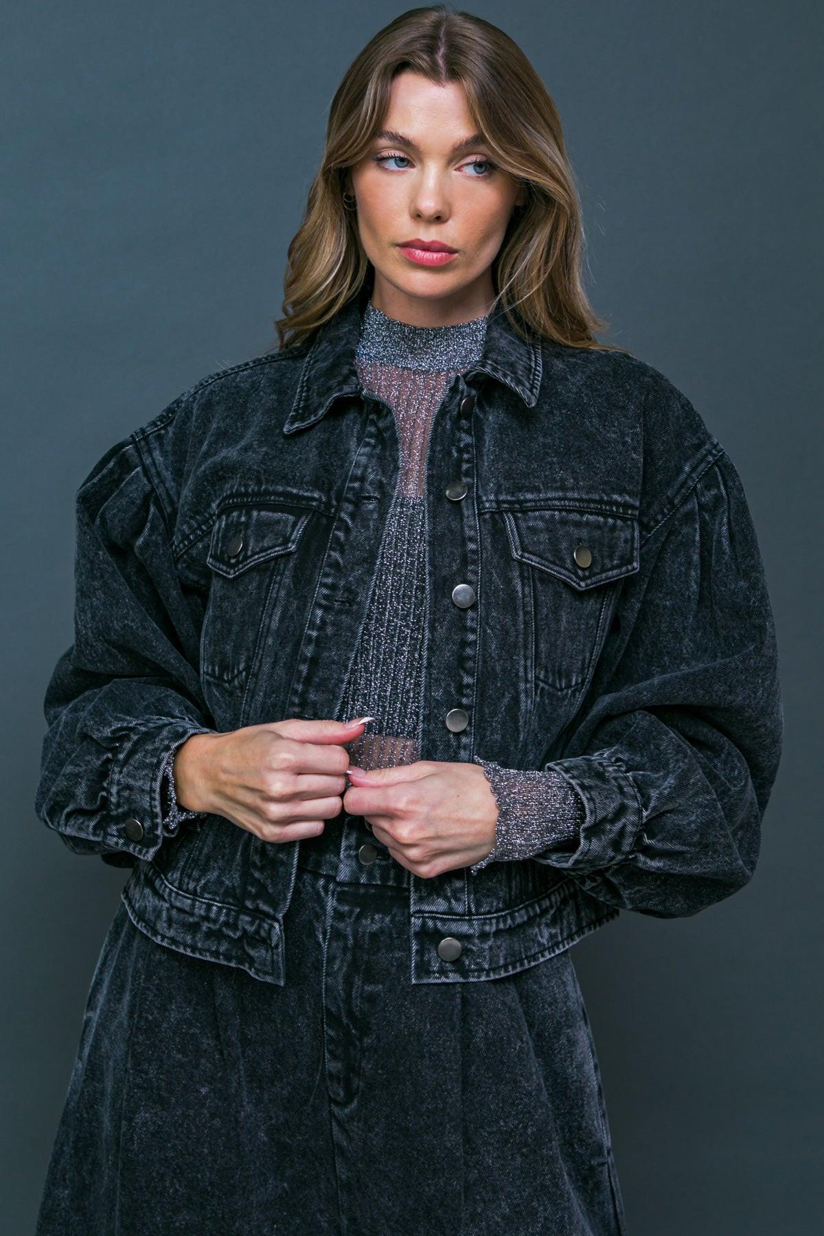 SEE YOU GO DENIM JACKET Flying Tomato