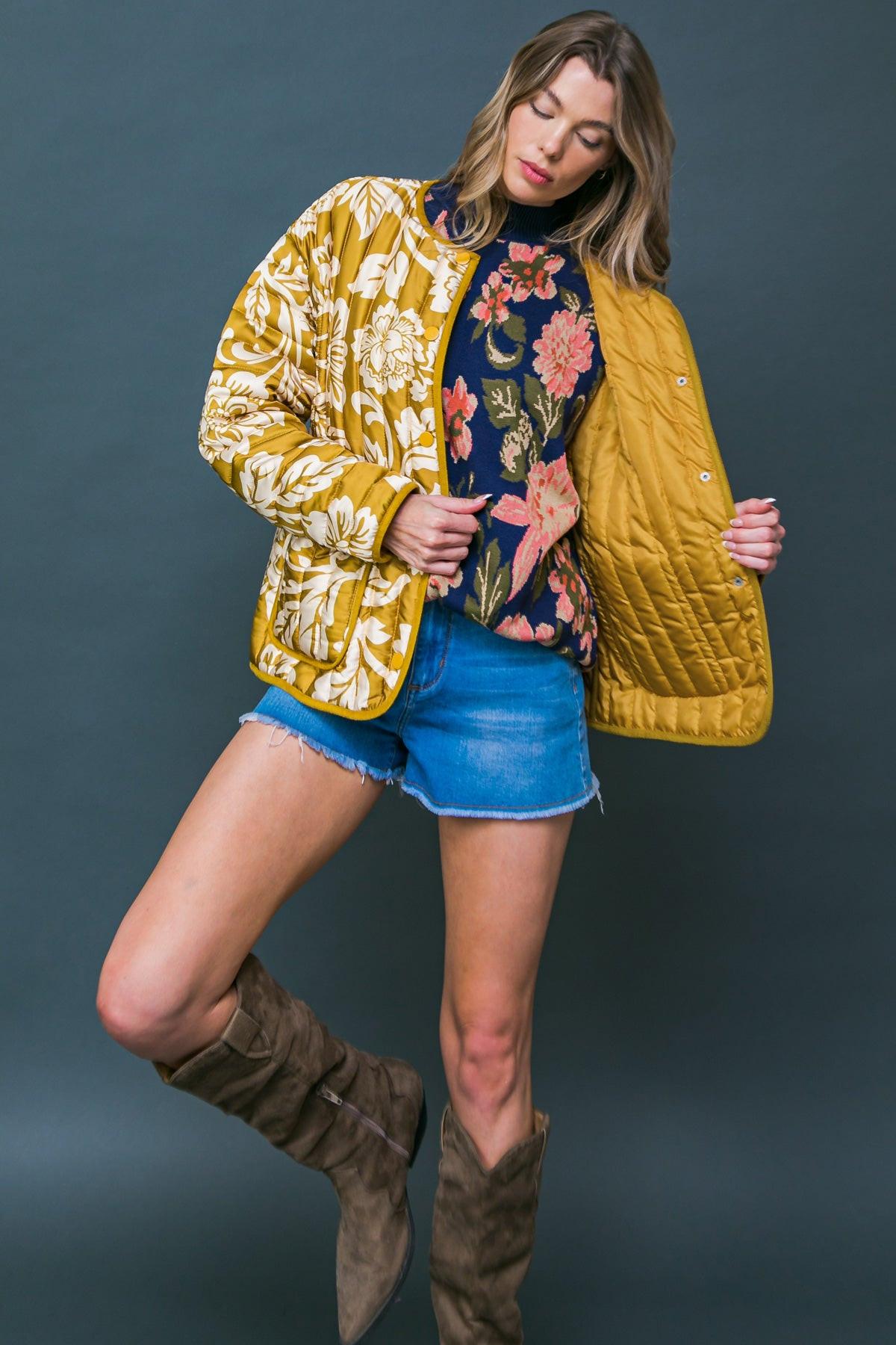 TOTALLY CONVINCED WOVEN PUFF JACKET Flying Tomato