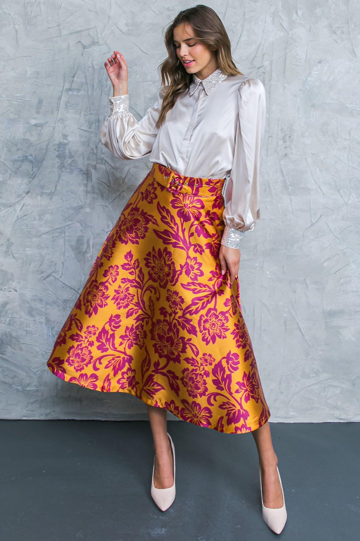 PERFECT REFINEMENT WOVEN SKIRT Flying Tomato