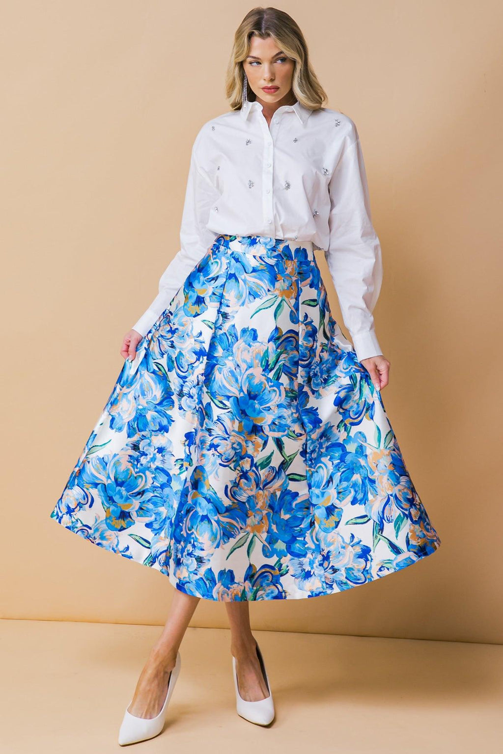 LIMITLESS RADIANCE WOVEN SKIRT Flying Tomato