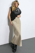 MY LOVE MINE ALL MINE WOVEN MIDI SKIRT Flying Tomato