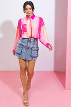 DREAMCATCHER WASHED DENIM SKIRT Flying Tomato