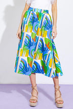 ARE WE THERE YET WOVEN MIDI SKIRT Flying Tomato