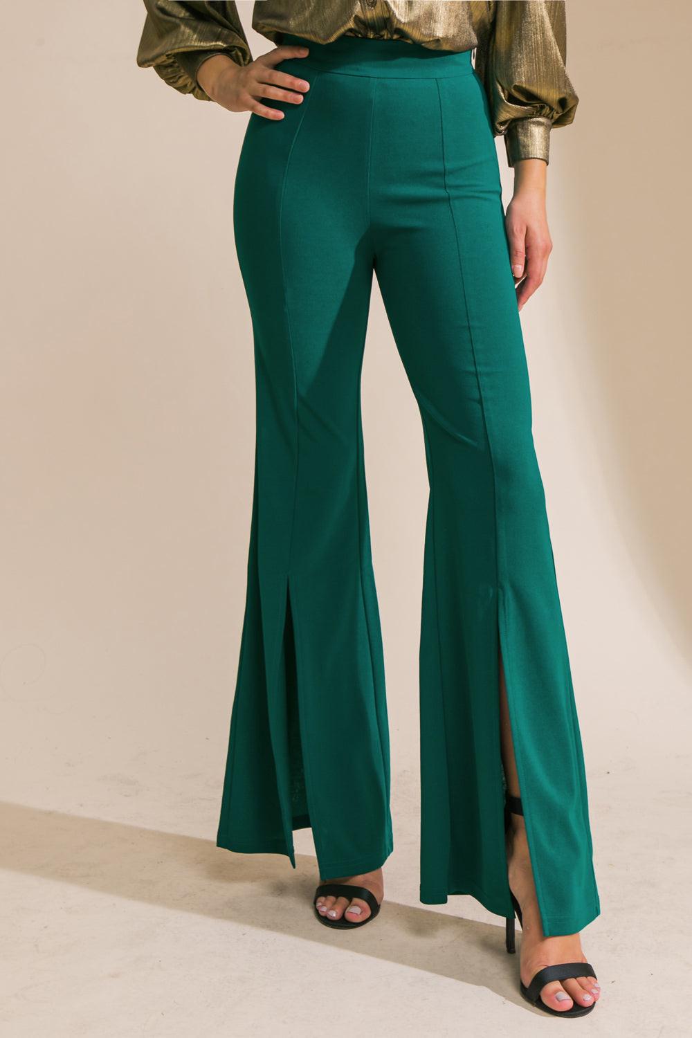 HEY DARLING WOVEN FLARE PANTS Flying Tomato