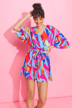 CHARMING INSPIRATION WOVEN ROMPER Flying Tomato
