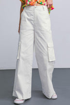ADORABLE POSH WOVEN CARGO PANTS Flying Tomato