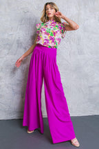 AT THE WISHING WELL WOVEN PANTS Flying Tomato